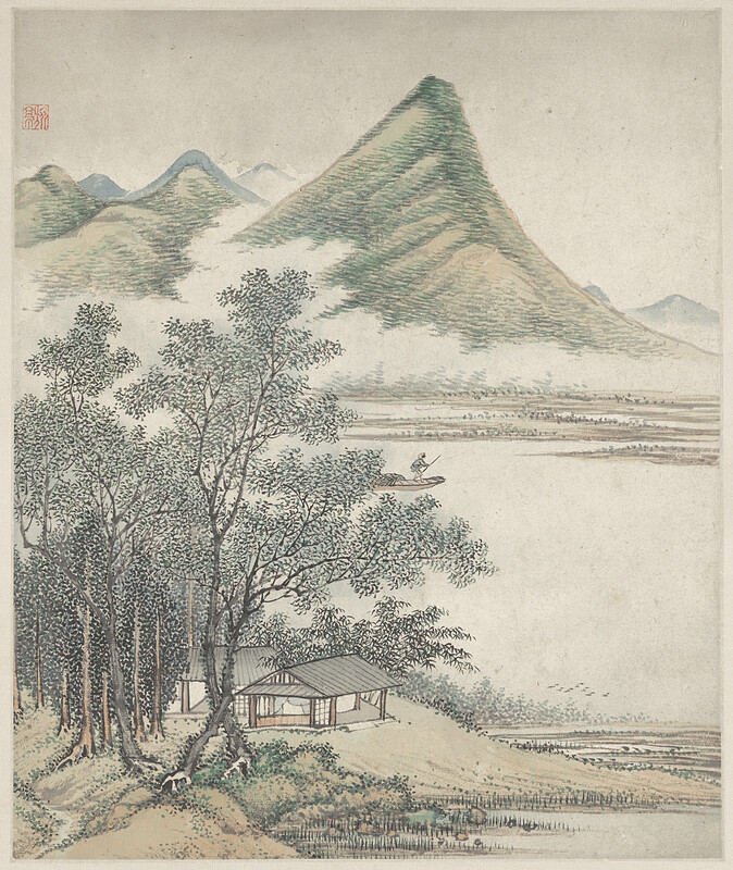 Leaf from Landscape Album, Cai Jia, 1735