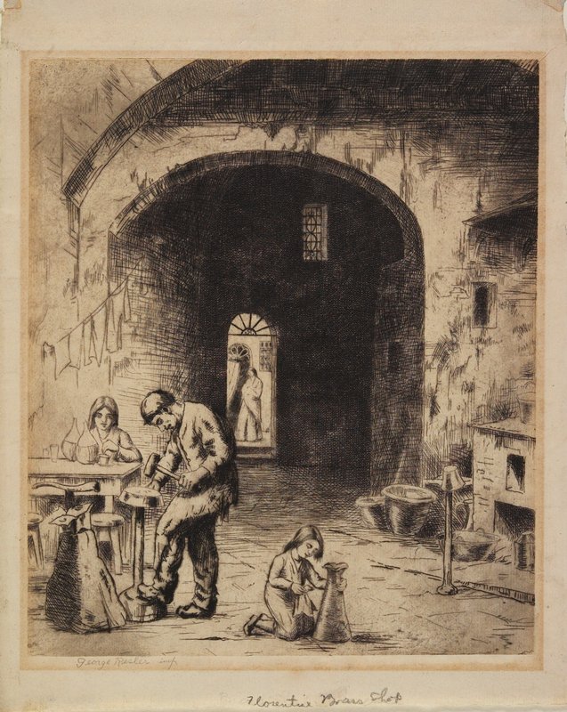 Florentine Brass Shop, George Earl Resler, c. 1927–29