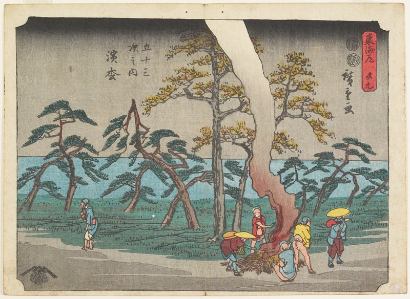No.19 Hamamatsu, Utagawa Hiroshige, 1847–52