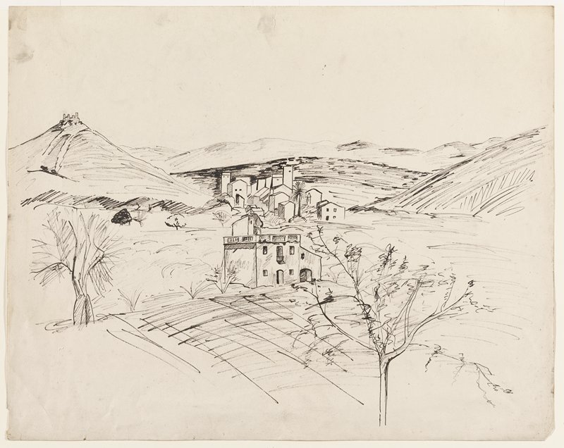Asco, France, Pierre Daura, c. 1929