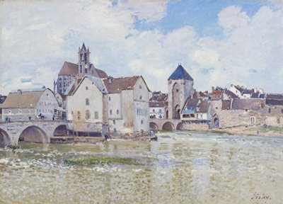 Le Pont de Moret, Alfred Sisley, 1888