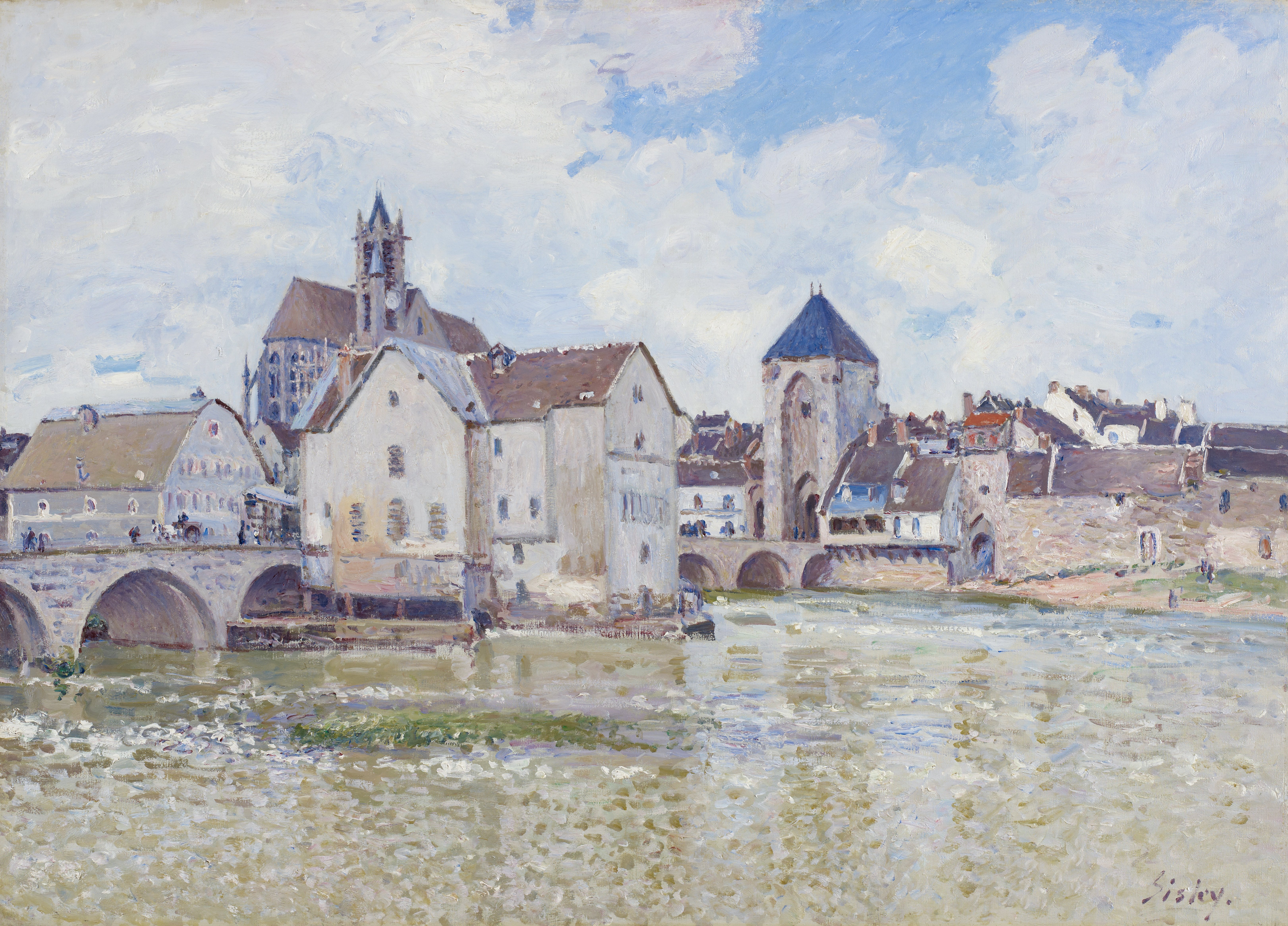 Le Pont de Moret, Alfred Sisley | Mia