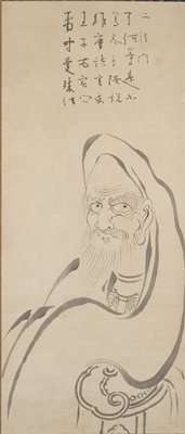 The Buddhist Layman Vimalakīrti, Hakuin Ekaku, 18th century