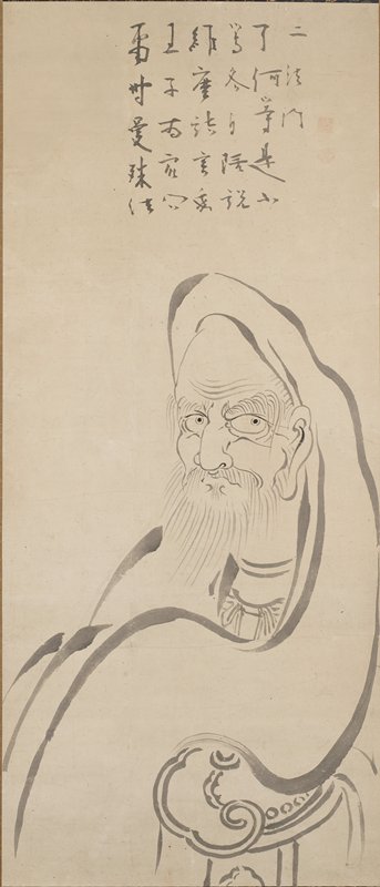 The Buddhist Layman Vimalakīrti, Hakuin Ekaku, 18th century