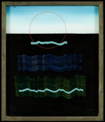 Soleil rouge maritime, Max Ernst, 1927