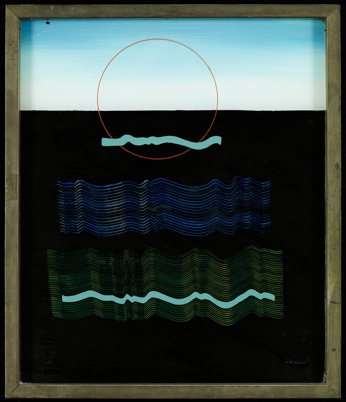 Soleil rouge maritime, Max Ernst, 1927