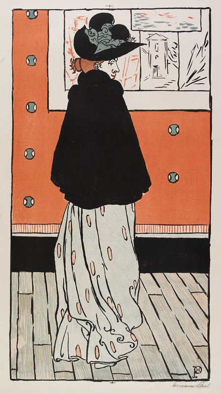 At the Exhibition, René Georges Hermann-Paul, 1891