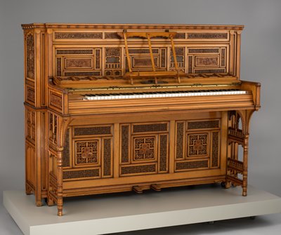 Dokumentasi “Piano”; Satinwood, ivory, ebony, metal, and cloth. Minneapolis Institute of Art.