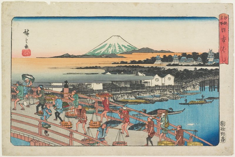 Nihonbashi, Utagawa Hiroshige, c. 1844