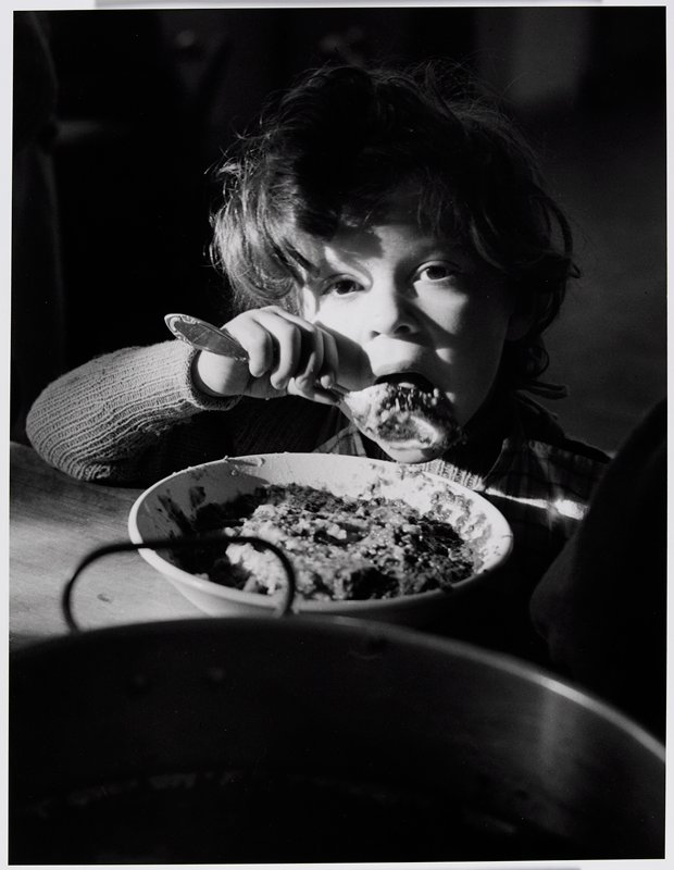 Refugee Child, Ticino, Switzerland, Werner Bischof, 1945