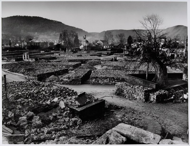 After the War, Landscape, St. Die, France, Werner Bischof, 1945