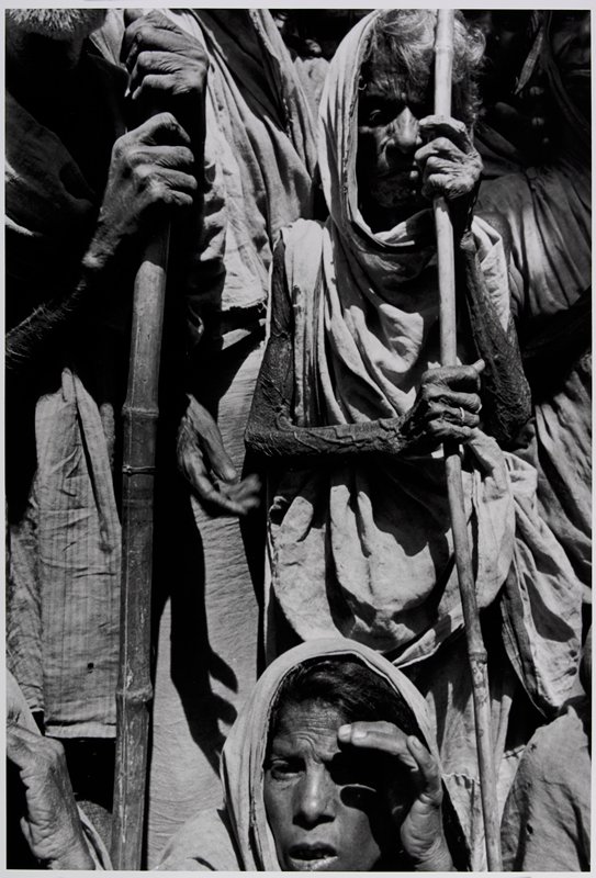 Old Woman with Stick, Dighiar, Bihar Province, India, Werner Bischof, 1951