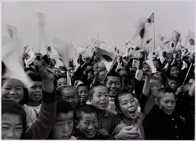 Triple Banzai, Hiroshima, Japan, Werner Bischof, 1951