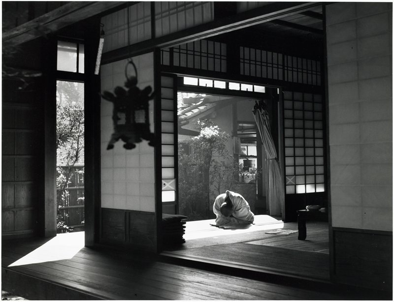 Sleeping Monk in the Ryoanji Temple, Kyoto, Japan, Werner Bischof, 1951