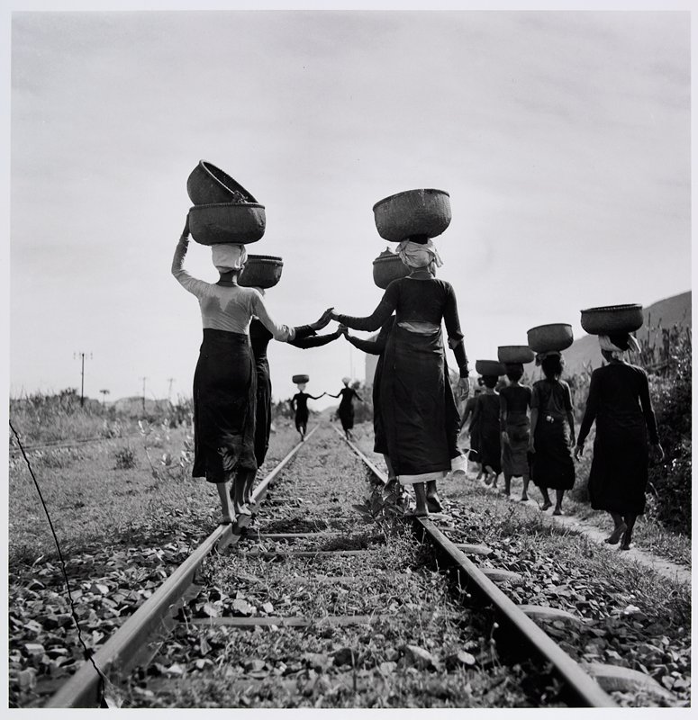Cham Women on their Way Home, Barau, Indochina, Werner Bischof, 1952