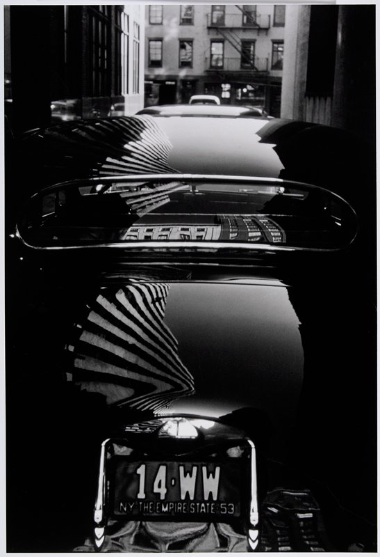 Reflection on a Car, New York City, Werner Bischof, 1953