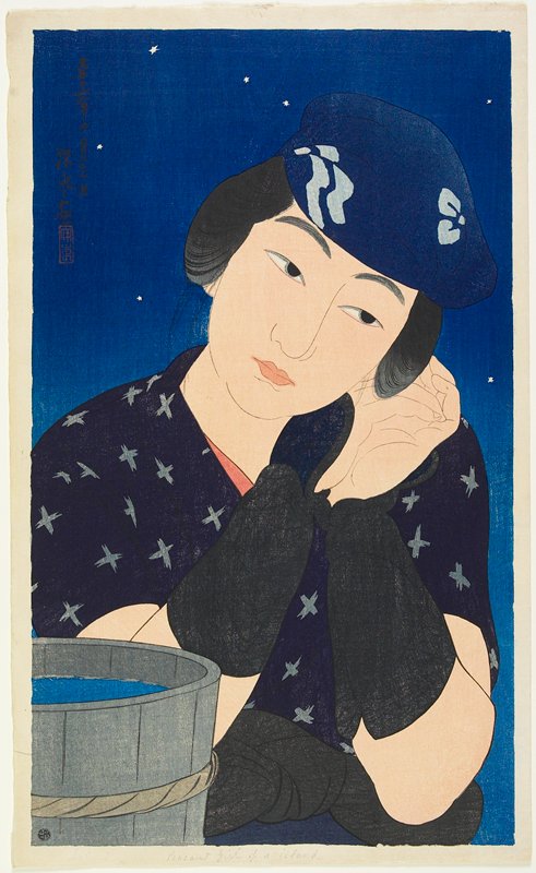 Woman from Ōshima Island, Itō Shinsui, October 1922