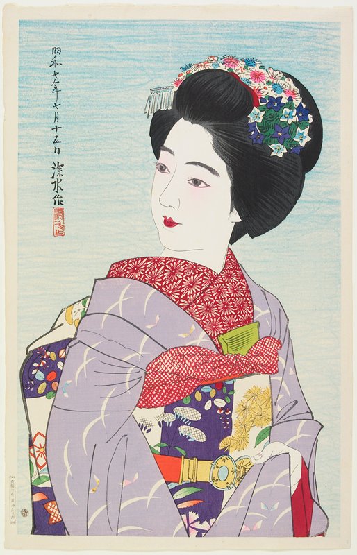 Maiko Girl, Itō Shinsui, July 1932