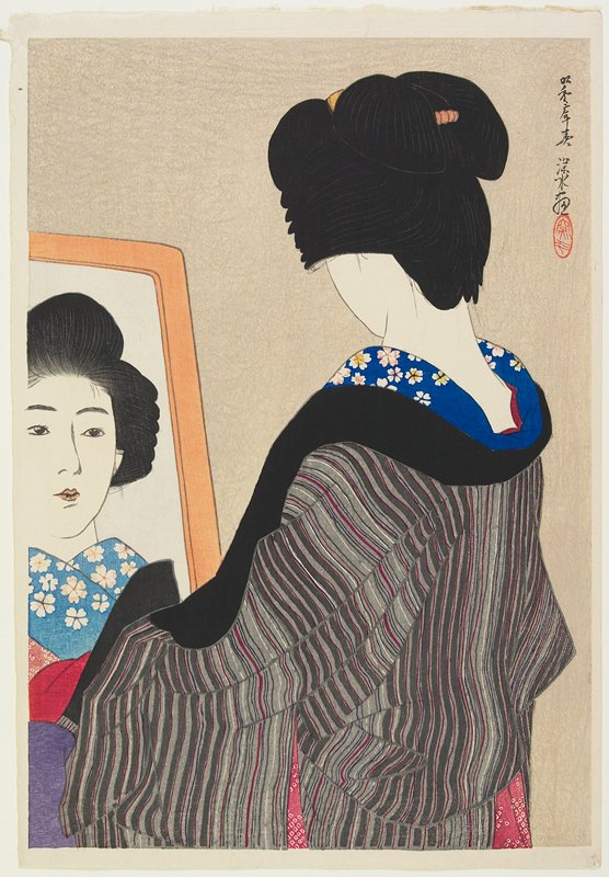 Black Neckband, Itō Shinsui, Spring 1928