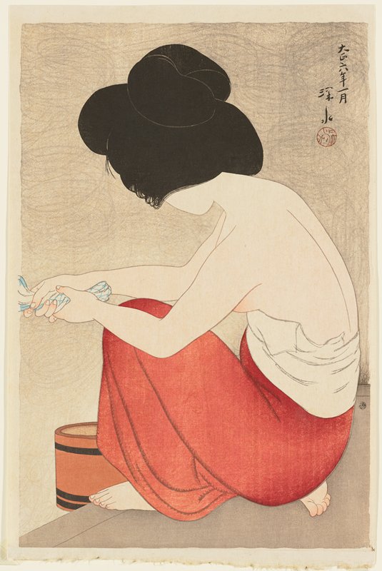 After the Bath, Itō Shinsui, January 1917