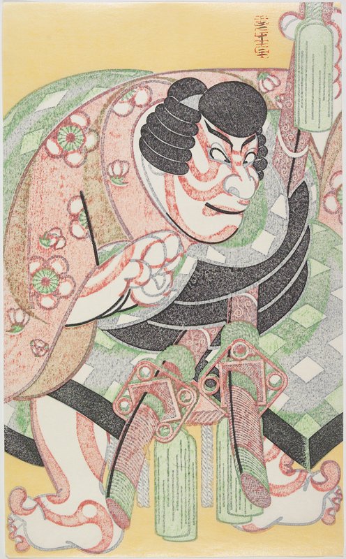 Actor Ichikawa Danjūrō XII as Umeōmaru, Tsuruya Kōkei, March 1988