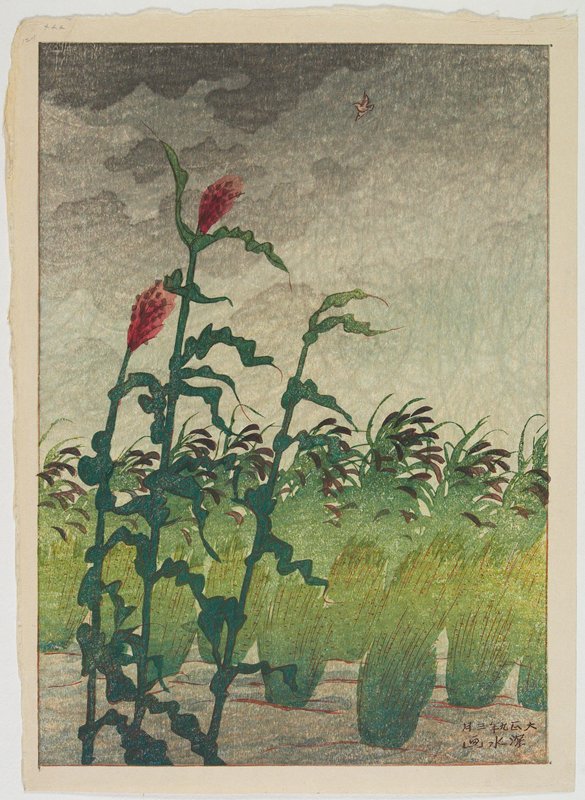 Before a Thunderstorm, Itō Shinsui, March 1920