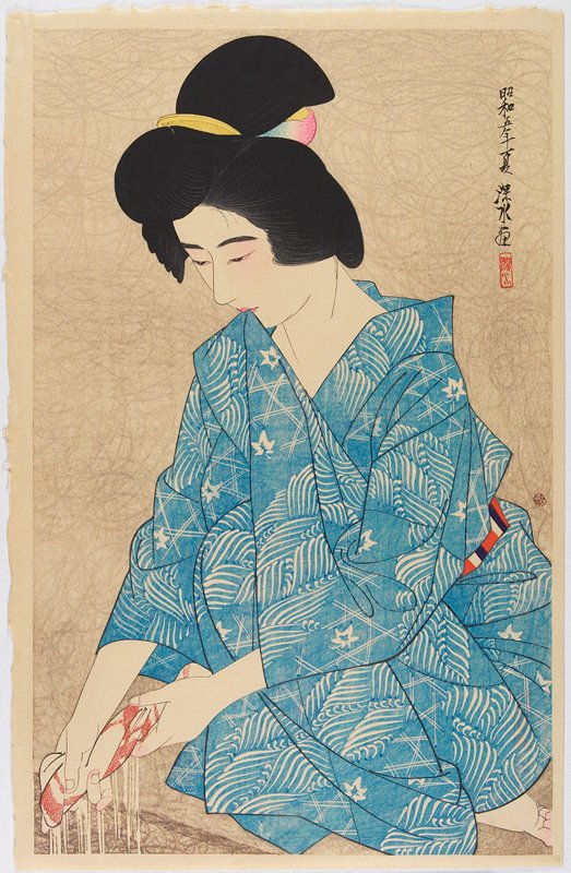 After the Bath, Itō Shinsui, Summer 1930