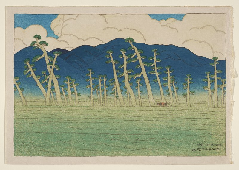 Awazu, Itō Shinsui, May 1917