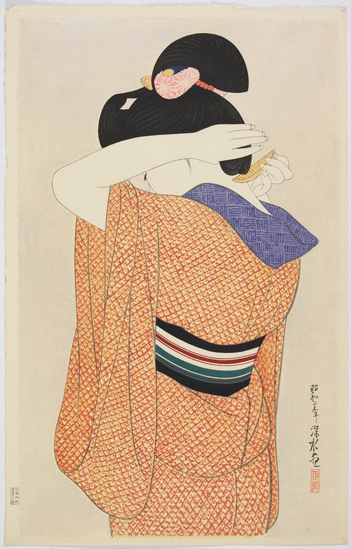 Long Undergarments, Itō Shinsui, 1927