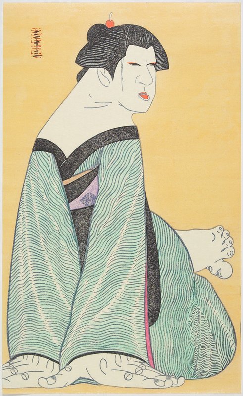 Actor Bandō Tamasaburō V as Ochika, Tsuruya Kōkei, July 1987