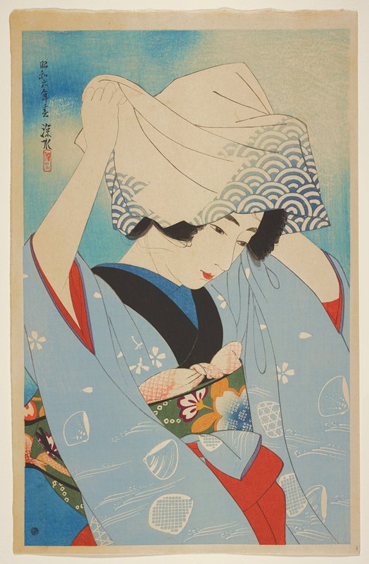 Shellfish Gathering, Itō Shinsui, Spring 1931