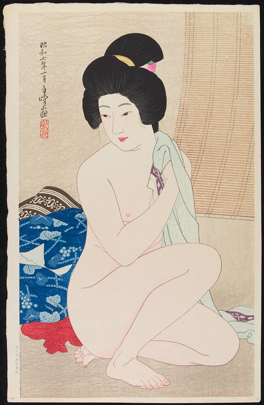 After Bath, Hirano Hakuhō, January 1932