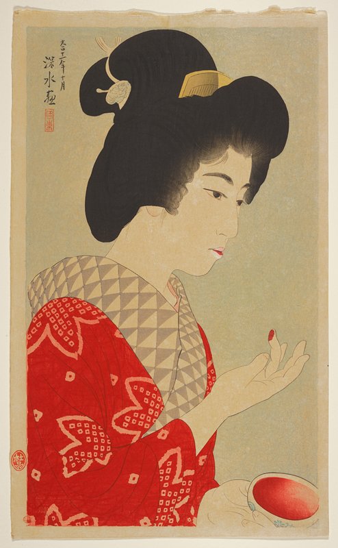 Lip Rouge, Itō Shinsui, October 1922
