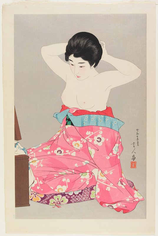 Applying Powder, Torii Kotondo, Summer 1930