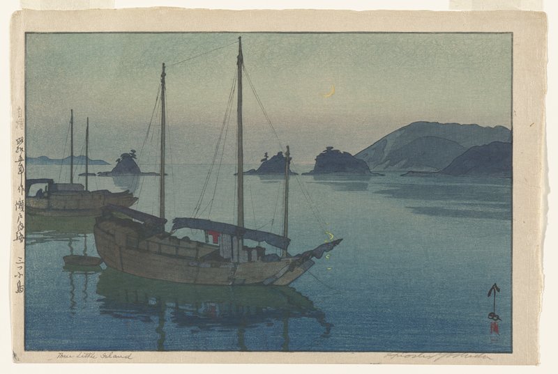 Three Little Islands, Yoshida Hiroshi, 1930