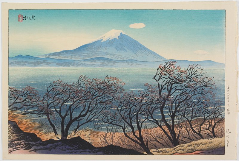 Windy Evening, Itō Shinsui, 1938