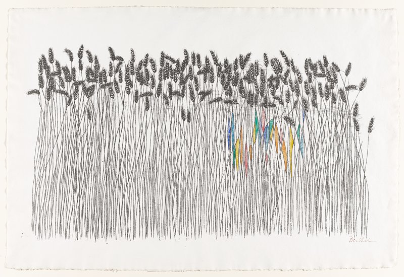 Wheat Field, Ben Shahn, 1958