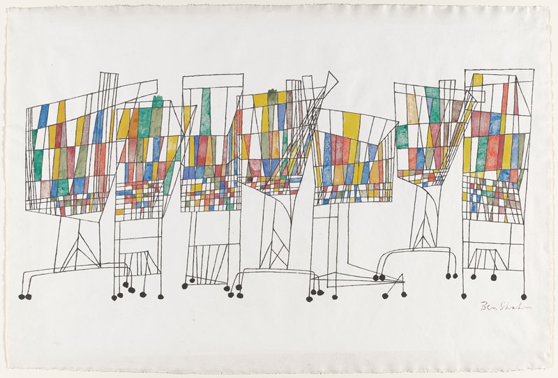 Supermarket, Ben Shahn, 1957