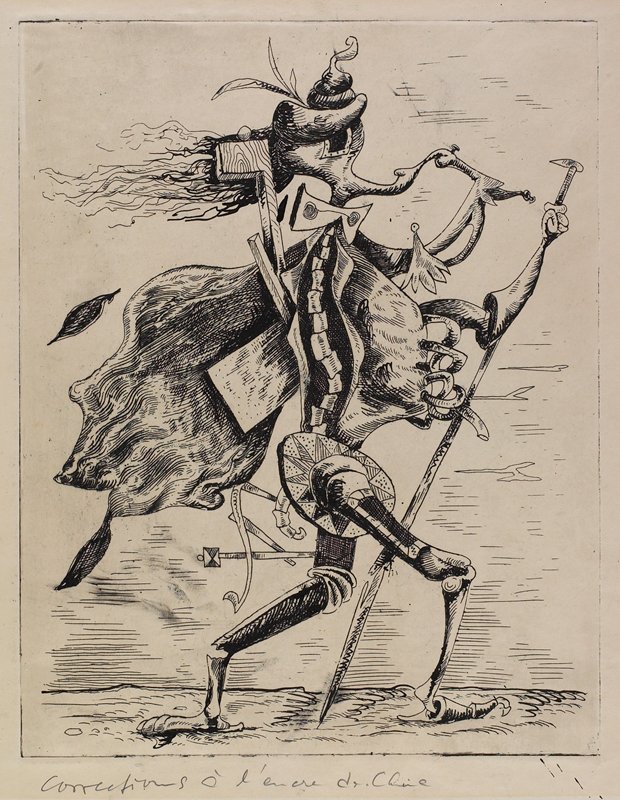 Jean sans Terre nettoyé par le Vide, Kurt Seligmann, 1940