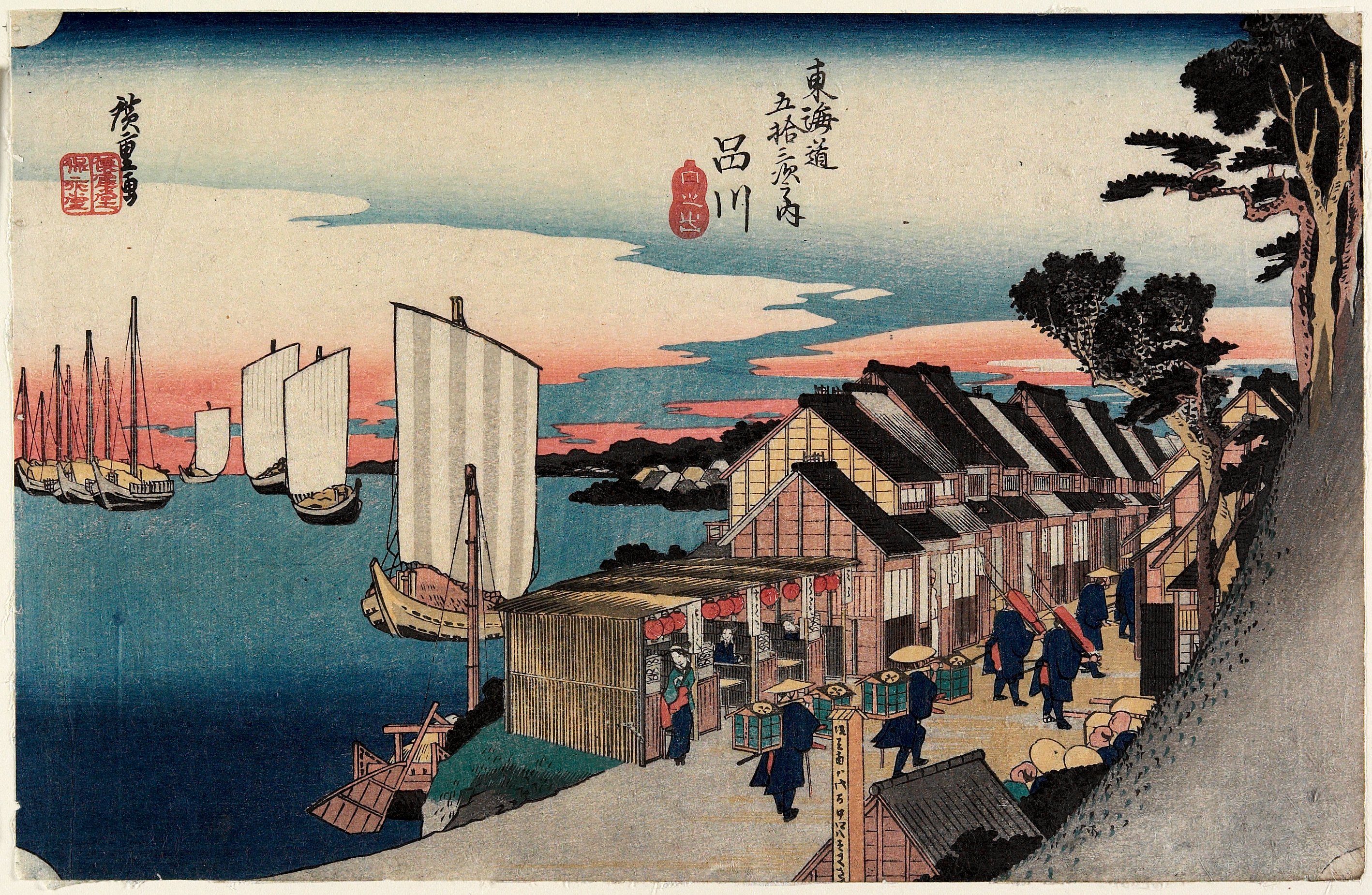 秘密のスクリーン／ShoichiHasegawa作 UTAGAWA HIROSHIGE (1797-1858), Sudden Shower over Shin