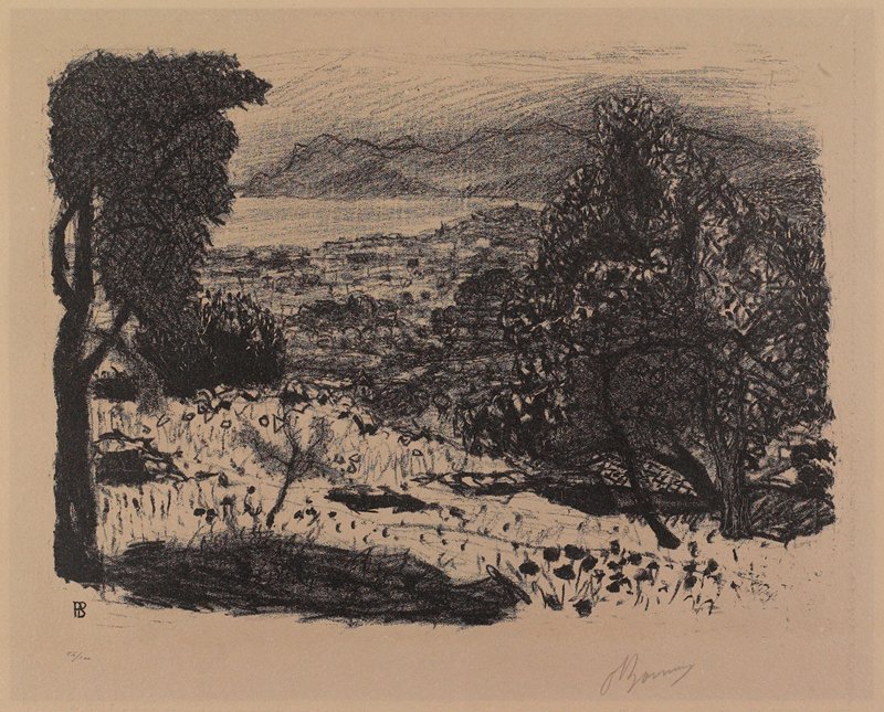 Landscape in the South of France, Пьер Боннар, 1925