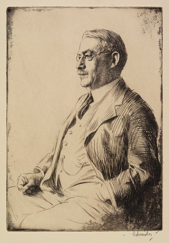 Portrait of Herschel V. Jones, Otto J. Schneider, c. 1920–25