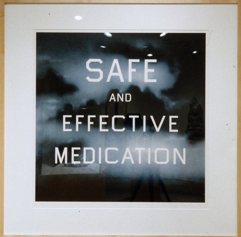 Safe and Effective Medication, Edward Ruscha, 2001