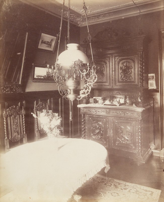 Interieur de Mme. C. Modiste, Place St. André des Arts, Paris, Эжен Атже, 1910