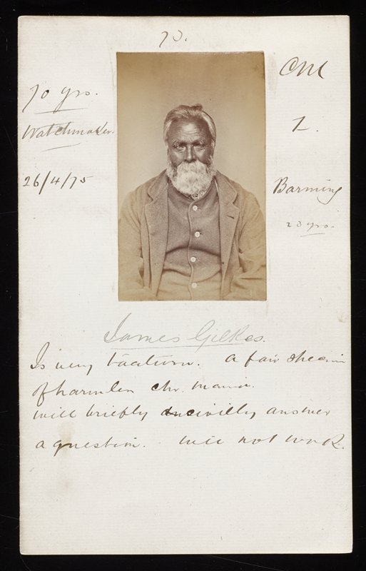 James Gilkes, Hugh W. Diamond, 1875