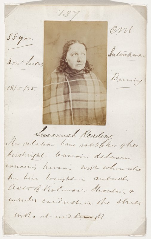 Susannah Reading, Hugh W. Diamond, 1875