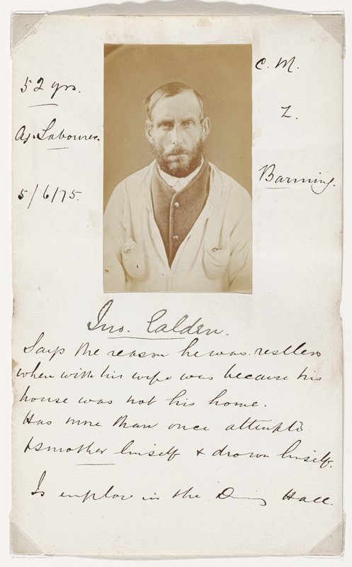 Jno (John) Calden, Hugh W. Diamond, 1875