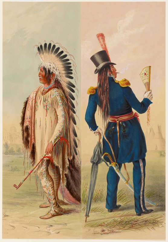 Wi-Jun-Jon, An Assinneboin Chief, George Catlin, 1844