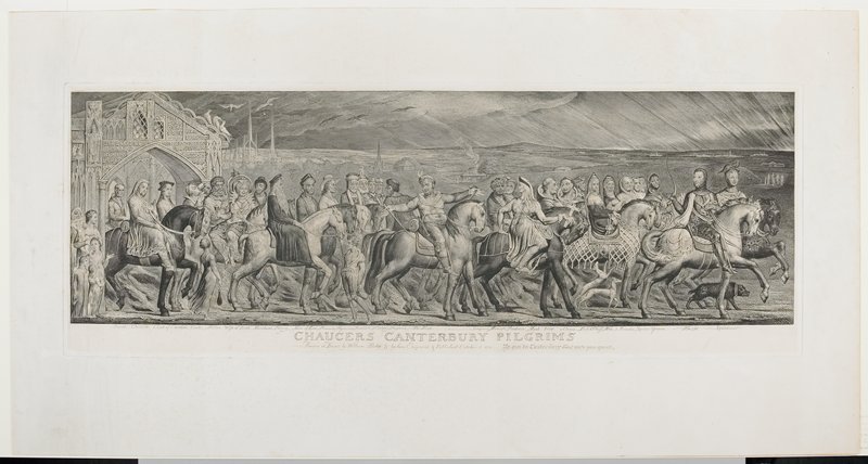 Chaucer's Canterbury Pilgrims, William Blake, 1809 (printed later)