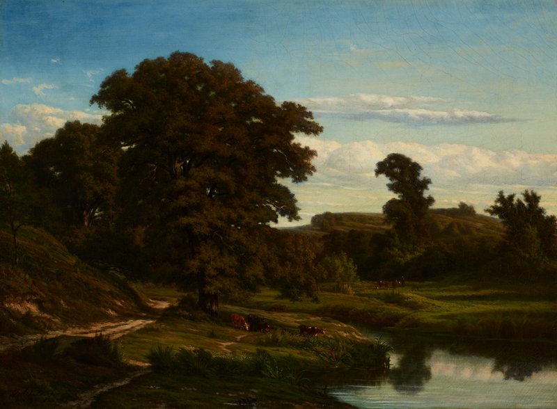 The Pond, Jules Dupré, 1837
